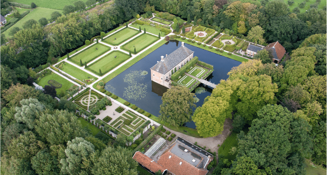 Luchtfoto Museum Borg Verhildersum