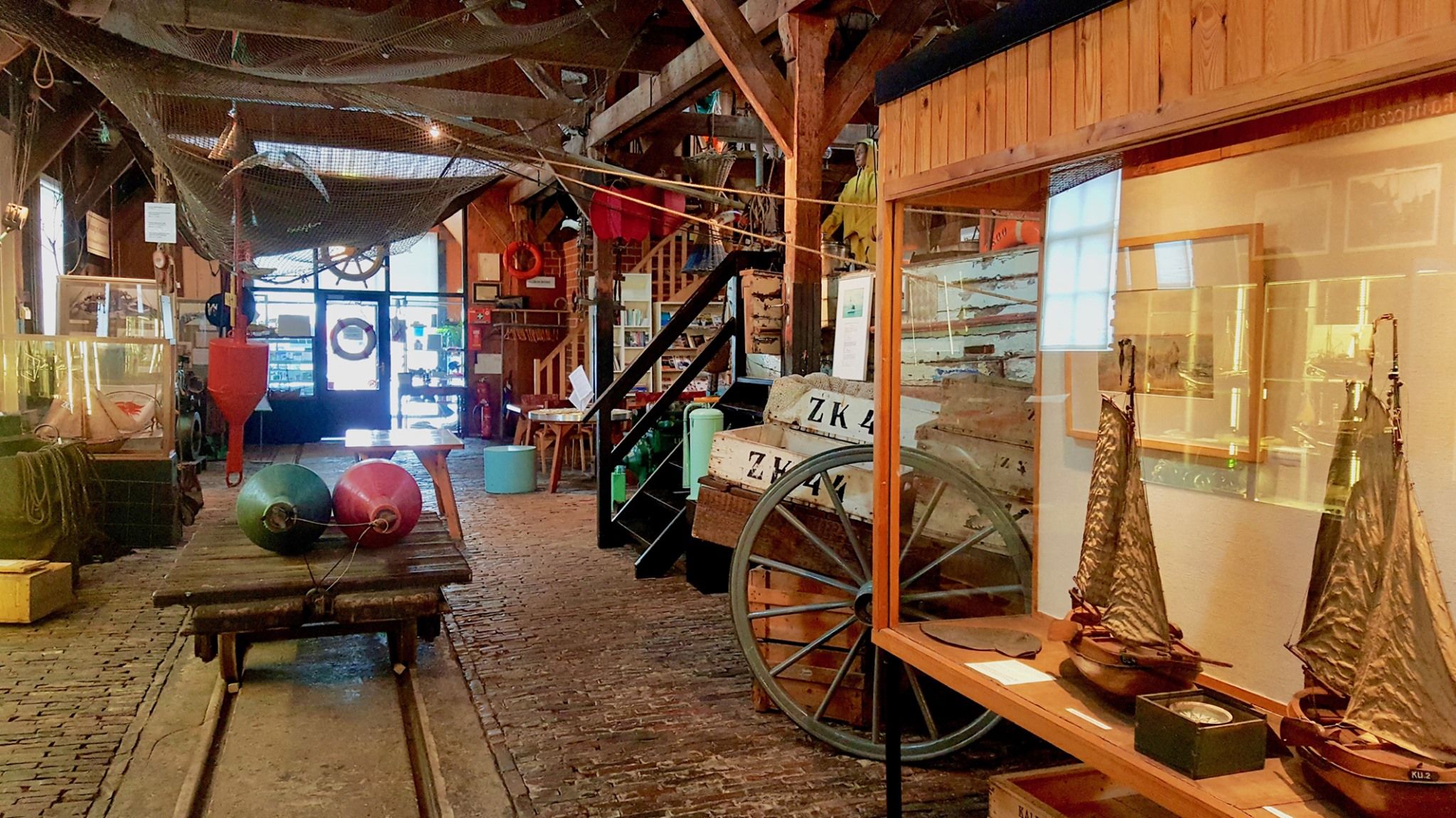 Interieur Visserijmuseum Zoutkamp