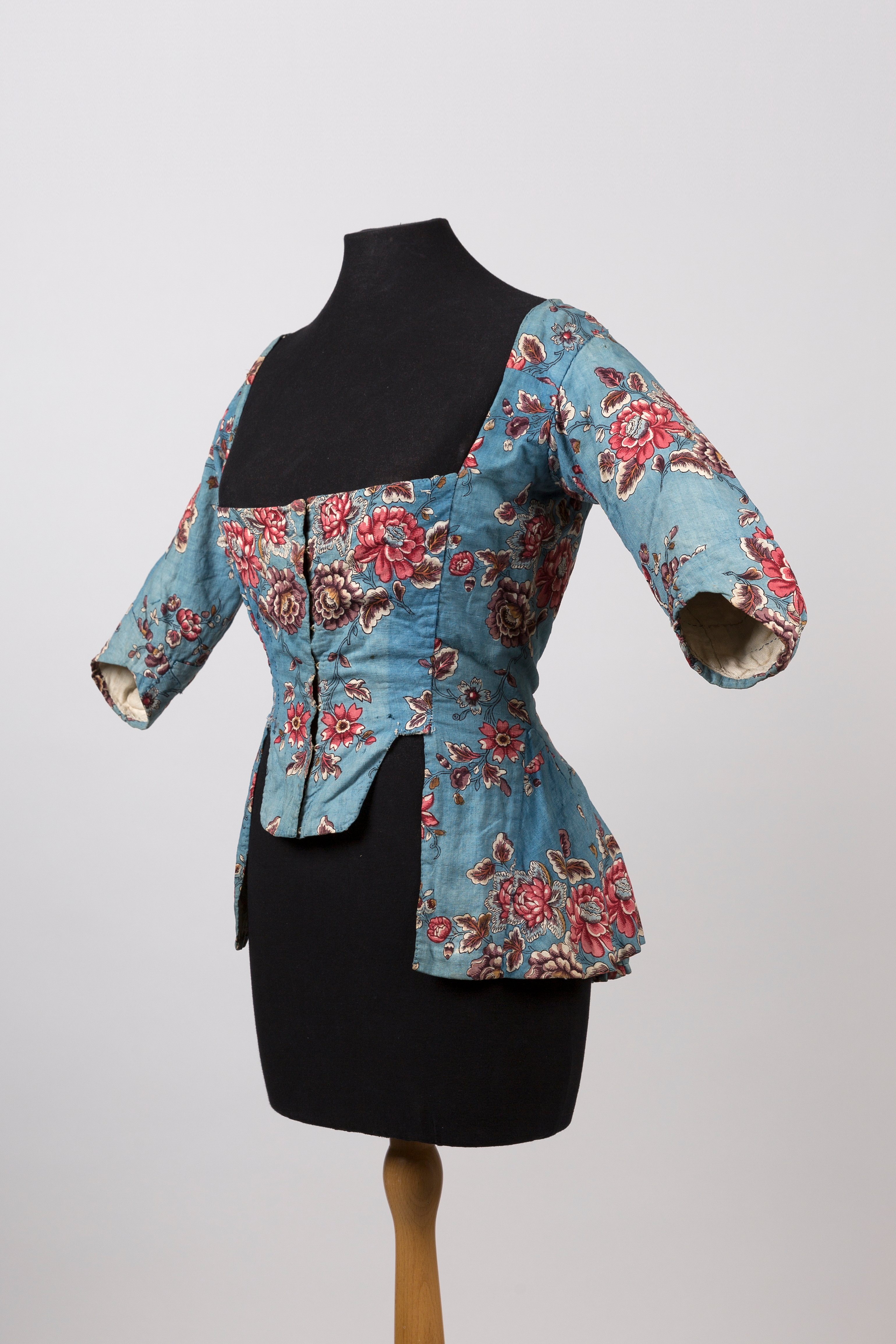 Blauw jasje uit tweede helft 18e eeuw