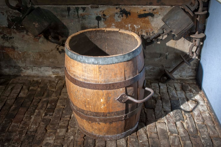 Pufgarnalen, noten en spinazie