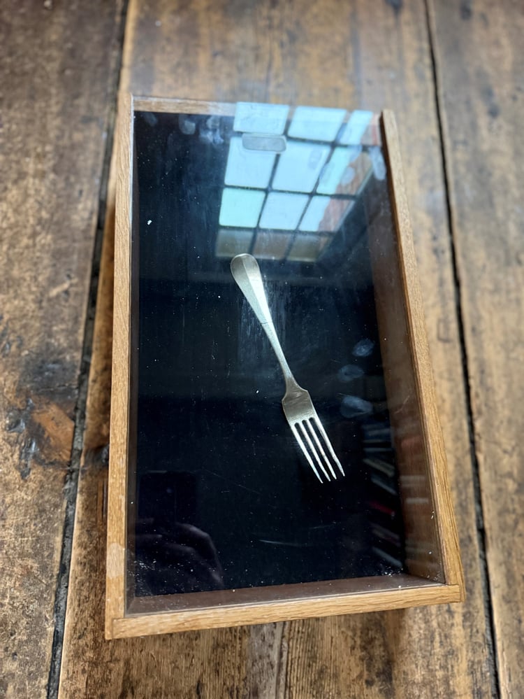 Hoe de vork in de steel zit