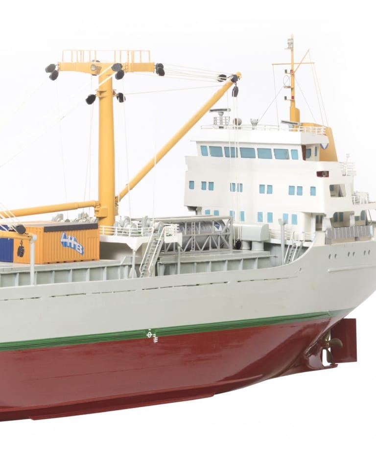 Een zeewaardige vrachtwagen