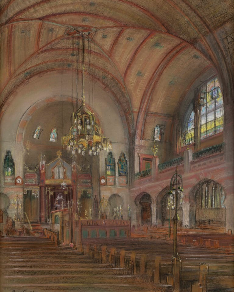 Kleurrijke synagoge