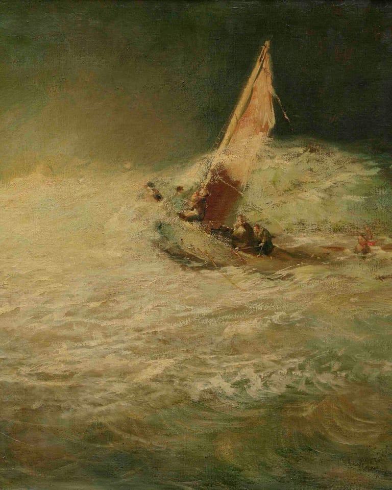 Scheepsramp bij Rottumeroog