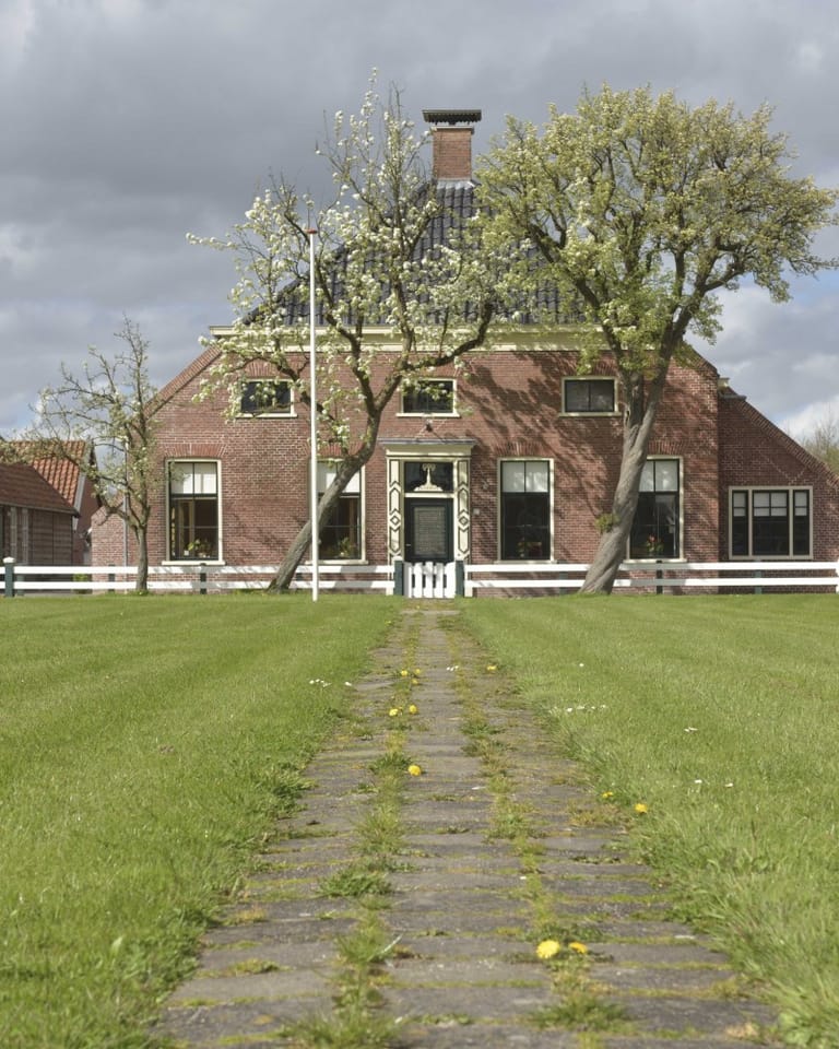 Drie bomen als tijdklok