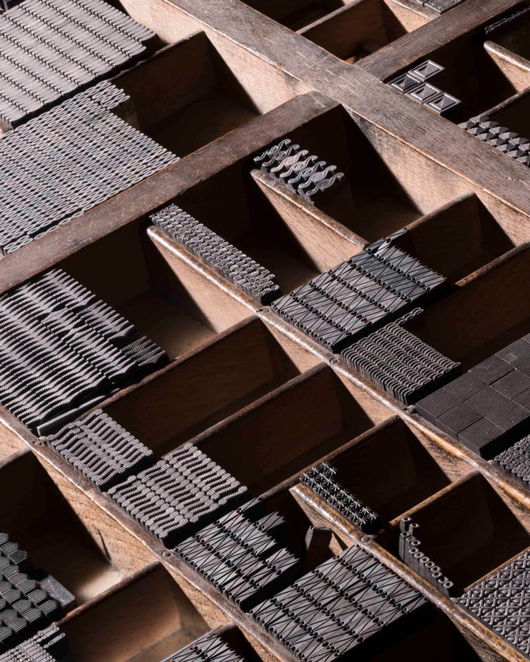 Loden zetmateriaal – ornamentjes