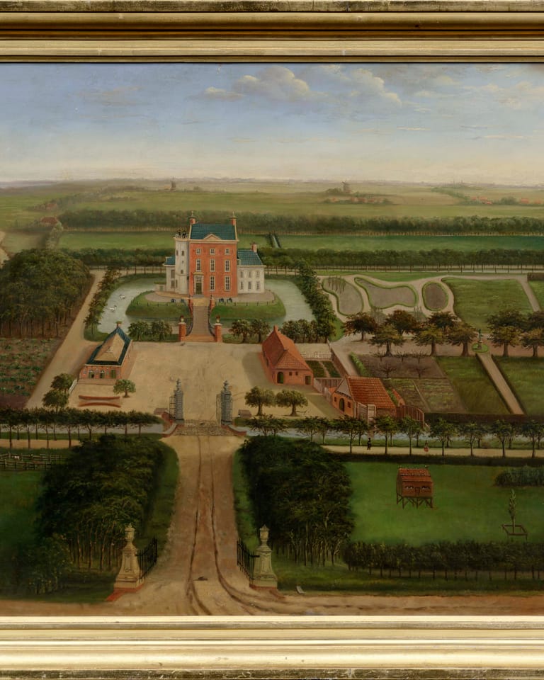 Borg Dijksterhuis in vogelvlucht