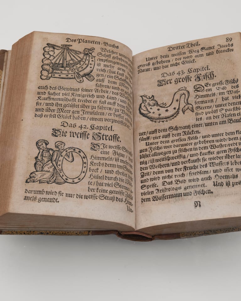 Het planeten-boek van Ackermann uit 1692