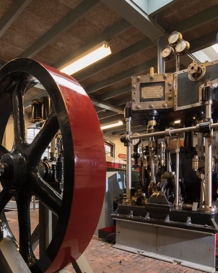 Indrukwekkende stoommachine